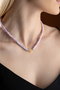 Heliophilia Silver Collar KL-0877 Multicolor con Colgante de Metal
